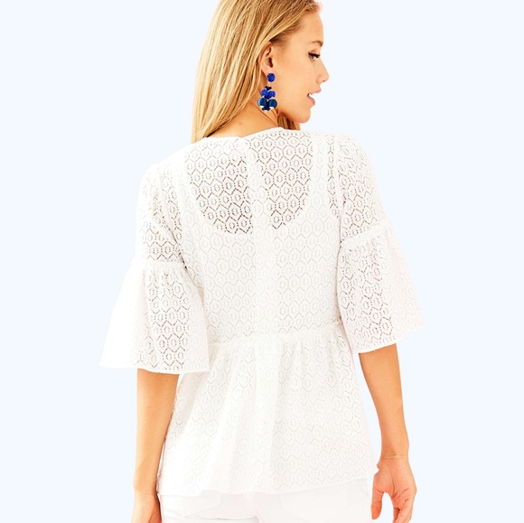 NWT Lilly Pulitzer Inez Top - Picture 3 of 7